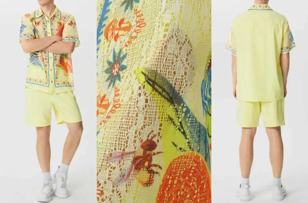 mens-lace-windowpane-print-two-pieces-outfit