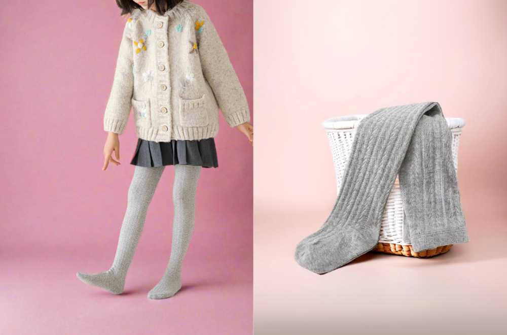 little-love-bug-cable-knit-tights