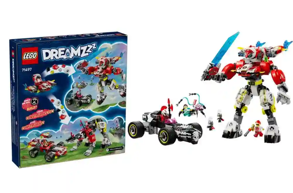 lego-coopers-tiger-mech-&-zeros-hot-rod-car